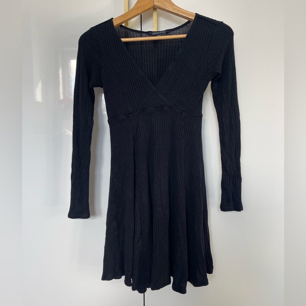 American Eagle Outfitters Soft & Sexy ribbed knit long-sleeve dress